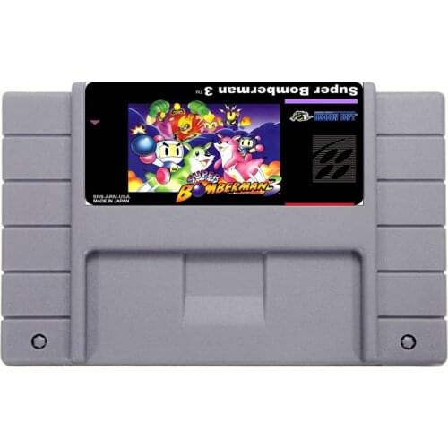 Hot Selling 16bit 46pin Super Game Card - Super Bomberman 3
