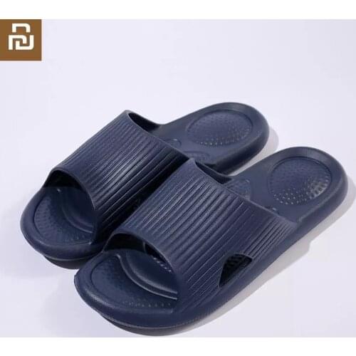 Youpin New men woman Home bathroom Massage bath slippers soft bottom non-slip indoor flip flop