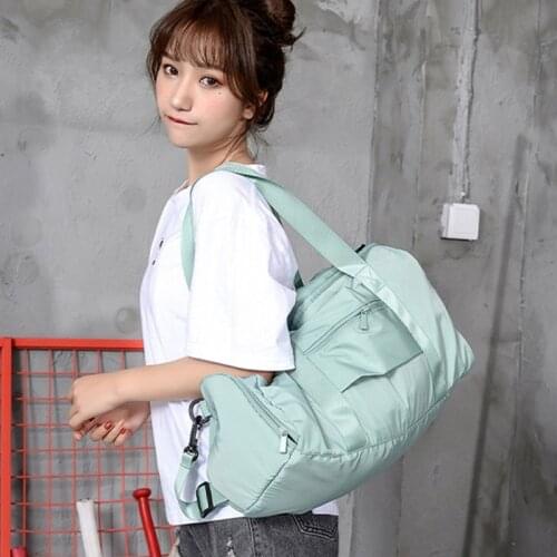 2021 New Style Gym Fitness Bag Female Yoga Bag Travel Bag Mens Sports Training Bag Dry and Wet Separation Swimming Bag XA742Y