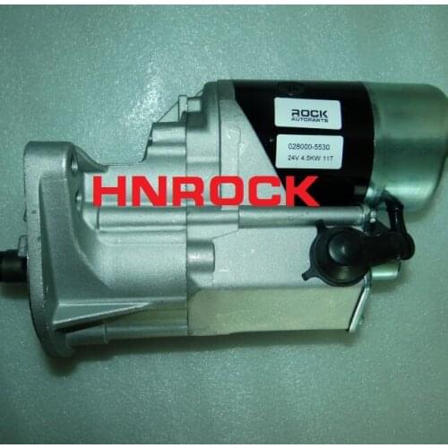 NEW 24V STARTER MOTOR 028000-5530 028000-5690 28100-56030 28100-56060 18181 FOR TOYOTA LIFT TRUCKS 3B ENGINES