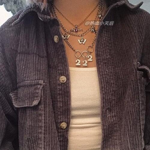 SOYA NECKLACE angel / 222 flashing number hand made NECKLACE