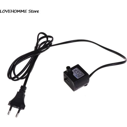 1pc Mini Submersible Water Pump AC 220V Rate Waterproof Pump 1.1M