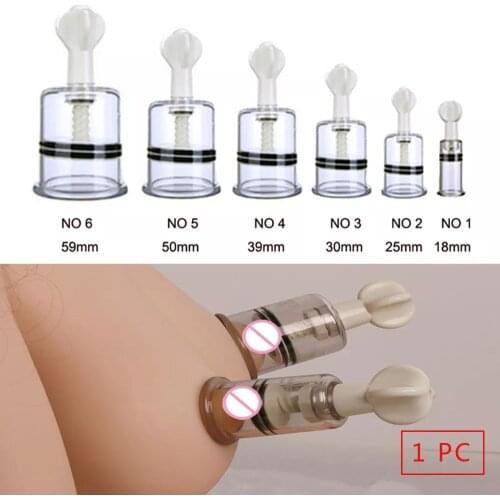 Sex Toys Nipple Sucker Breast Enlarger Pump Bdsm Bondage Breast Stimulator Sex Product Pussy Clit Suction Vacuum Pump Milk Clamp