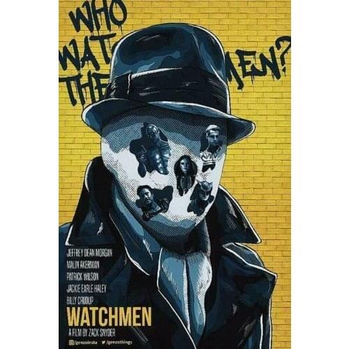 Watchmen Action Movie Art Film Print Silk Poster Home Wall Decor 24x36inch