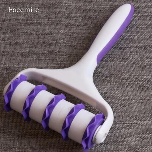 Facemile Rolling Pin Fondant Cutter Strip Embosser Roller Wheel Set Sugarcraft Cake Decorating DIY Mould 53086 Gift