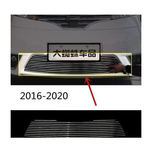 Aluminum alloy Grille Bright bar Protective trim Grille modification accessories car styling For Nissan NV200 2010-2020