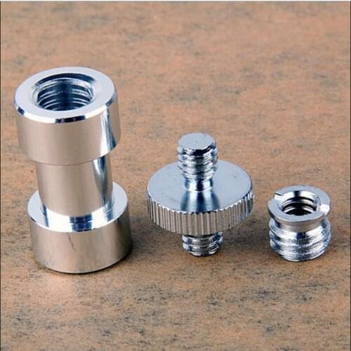 For Flash Mount Camera Holder Light Umbrella Tripod Monopod Screw Adaptor 1/4 to 3/8 Inch Screw Adapter Mount Converter