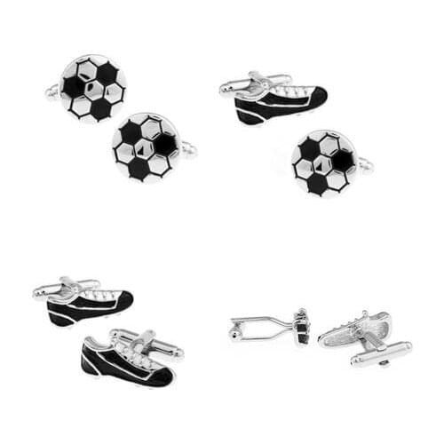 10pairs/lot Sport Sneakers Football Shoes Cufflinks Copper Plating Soccer&Shoes Cuff Links Wholesale
