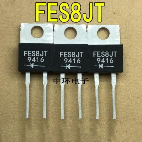 10pcs/lot FES8JT FES8J TO-220 800V 6A TO-220-2 new original