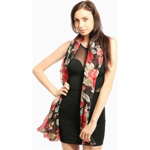2020 Floral Style Long Fashion Ladies Scarf Wrap