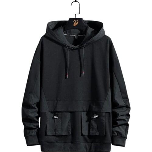 2021 Spring Autumn Casual Loose Hoodie Sweatshirt MenS Hip Hop High Streetwear Clothes Large size 7XL 8XL Hoodies