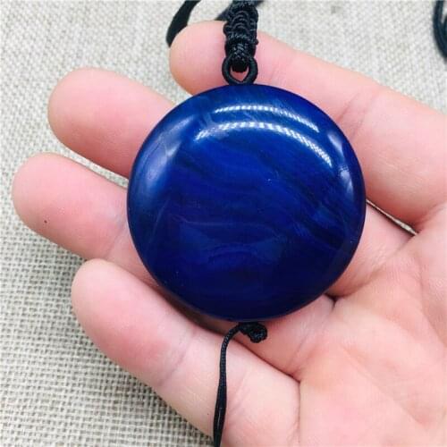 4.4cm natural crystal agate pendant
