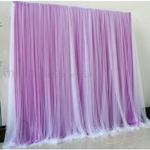 White Tulle Chiffon Curtains Bridal Shower Wedding Ceremony Backdrop Baby Shower Backdrop Photo Booth Background Photography
