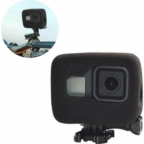 Top Windshield Windproof Sponge WindSlayer Wind Noise Reduction Foam Case Cover For Gopro Hero 8 Black Go Pro 8 Foam Accessories