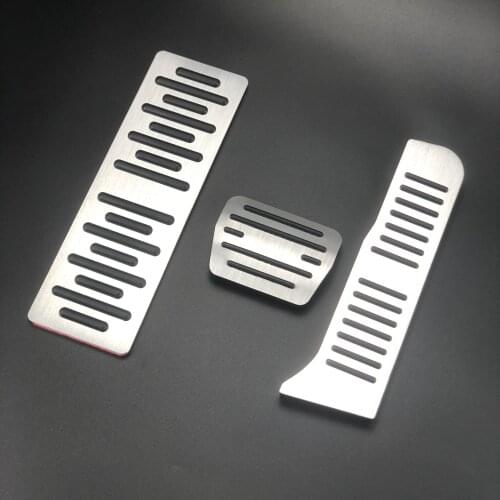 For Audi Q3 8U A3 8P A1 TT Car Styling Gas Pedals Fuel Brake Foot rest Pedal Cover Replacement Pad Plate Accessories