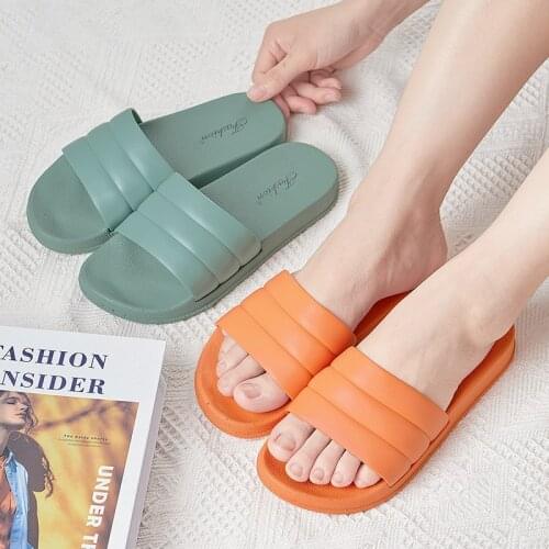2021 Summer New Home Soft-soled Slippers, Indoor Bathroom Slippers, Open-toed Ladies Sandals and Slippers