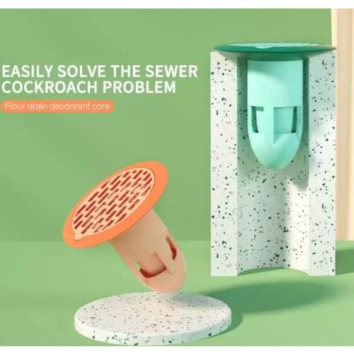 New Floor Drain Deodorizer Sewer Deodorant Cover Plug Toilet Sewer Strainer Silicone Odor Proof Floor Drain Kitchen Accessories