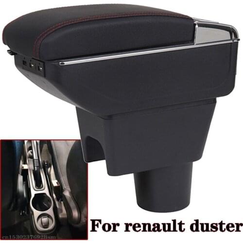 For Renault Duster Armrest For Dacia Duster Car Armrest box Center Storage box car accessories Interior