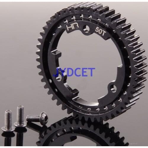 50T Hot Racing 45#Steel 1 Mod Hardened Steel Spur Gear #6448 For Traxxas 1/10 E-Revo VXL 1/5 X-Maxx 1/10 Maxx 1/7 XO-1