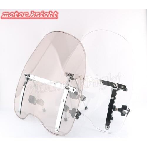 Detachable Windscreen Windshield For Harley Davidson Dyna Softail Sportster Road
