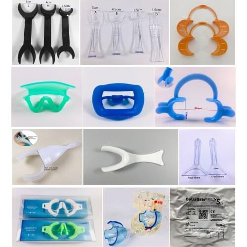 Dental Cheek Retractor Mouth Opener Lip Retractors Tongue Guard Nola Oral Dry OptraGate 3D Silicone Double Head Coxo Ivoclar Viv