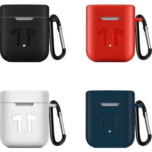 Protective Cover Soft Silicone Skin Charging Box Case Dustproof for Xiaomi Airdots Pro TWS Wireless Bluetooth Earphones