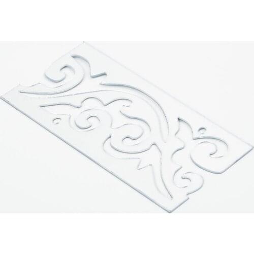 10Pcs 3D Adhesive Wall Mirror Art Kick Line Wall Sticker Acrylic Decal Home Bedroom Living Room Decor Ceiling Glass Kick Line