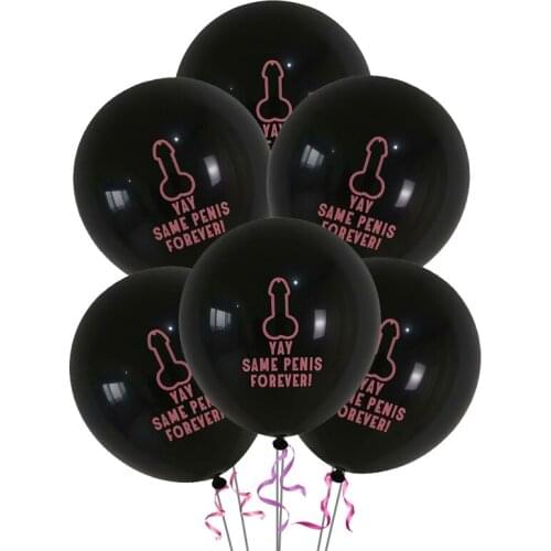 10Pcs/lot 10inch Yay Same Penis Forever Balloons MATURE CONTENT Bachelorette Party Balloons Hen Party Penis Balloon party Supply