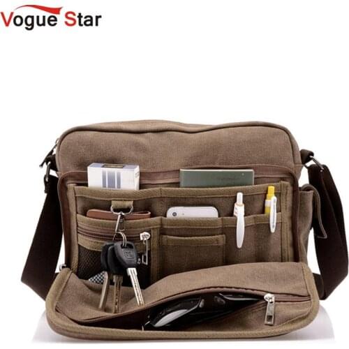 2020 High Quality Men Canvas Bag Casual Travel Mens Crossbody Shoulder Bag for Man Luxury Men Messenger Bags L41