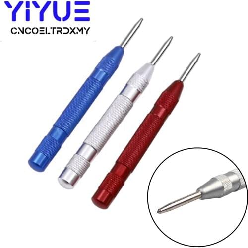 5 Inch Automatic Center Pin Punch Spring Loaded Marking Starting Holes Tool High Speed Steel Automatic Centre Punch Dot Punch