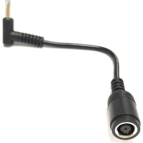 7.4*5.0 to 4.5*3.0 DC Power Charger Converter Adapter Cable For HP Dell Blue Tip