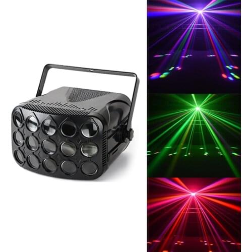8 Colors 60W butterfly beam light home party soundcontrol DJ Disco stage lighting