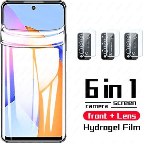 999D Front Hydrogel Film for Honor 10x Lite Light 6.67'' Screen Protector on Honer Xonor Onor Honor10x Lite Camera Lens Glass