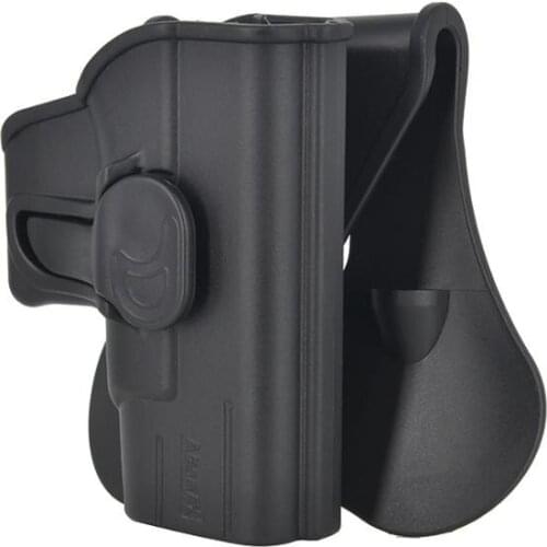 Amomax Quick Draw Rigid 360 Degree Rotation Tactical Polymer Paddle Holster Fits Glock 43