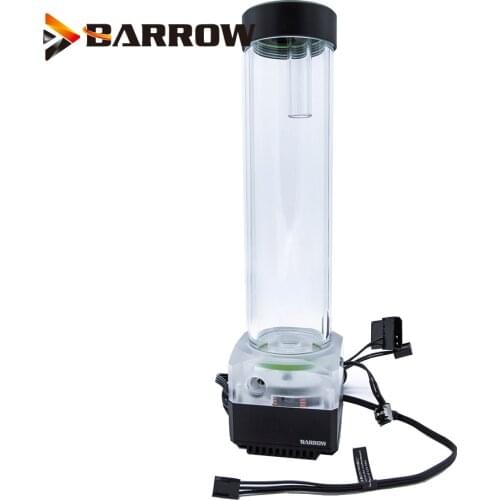Barrow DDC PWM Pump 17W Maximum Flow Lift 5.5 Meters 960L/H / DDC Combo Pump + Reservoir / Length 195mm 245mm / Coolant Tank RGB