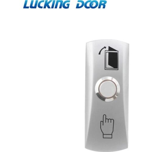Zinc Alloy Gate Door Exit Button NC feedback Exit Switch door access control system kit