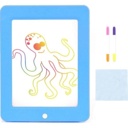 Children Painting Luminous Drawing Board Writing Toys Office Stationery Painting K1KC