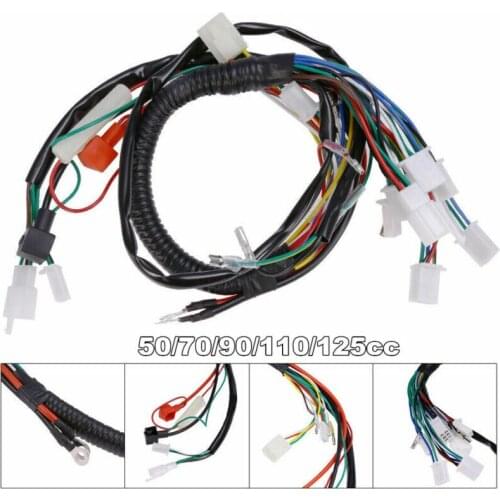 1 Set Universal Electric Wiring Harness Accessories For Chinese ATV UTV Quad 4 Wheeler 50/70/90/110cc/125cc