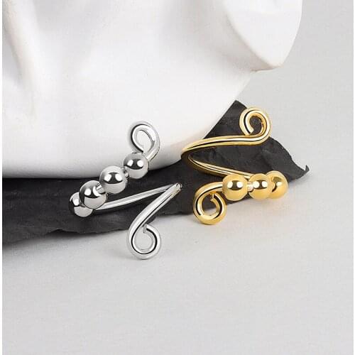 European and American fashion dynamic rosary single spiral free rotation anti-stress anxiety ring female ring