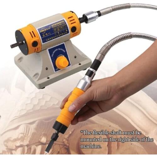 Electric Wood Router With 5 Cutter Slotting Chisel Wrench Flexible Shaft Tools Carving Pen Woodworking Engraving Machine
