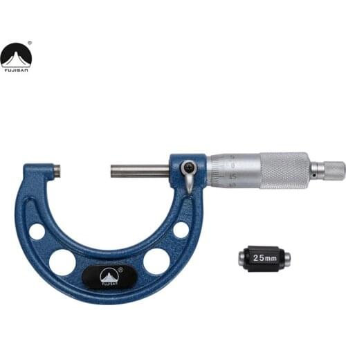 FUJISAN Outside Micrometer 25-50mm/0.01 Metric Carbide Gauge Standards Caliper Measuring Tools