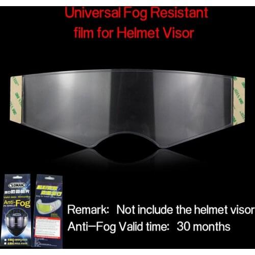 Imported Motorcycle Helmet Lens Universal Anti-Fog Film Helmet Lens Stickers Anti-Fog Film