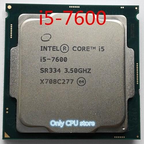 Intel Core i5-7600 3.50GHz Quad-Core 6MB SmartCache up to 4.10GHz HD Graphics 630 i5 7600 DDR4-2400 DDR3L 1600 FCLGA1151