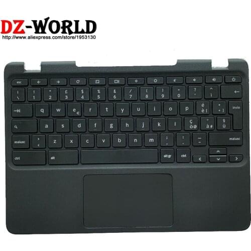Italy Keyboard with Shell C Cover Palmrest Upper Case and Touchpad for Lenovo N23 Chromebook Laptop 5CB0N00705