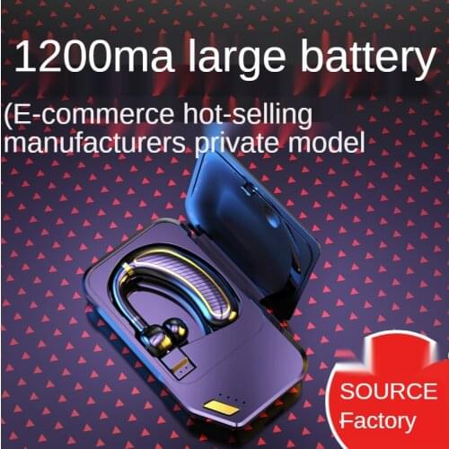 K21 business bluetooth headset 5.0 name reporting hanging ear type long standby sports wirelessearphone bluetooth earbuds