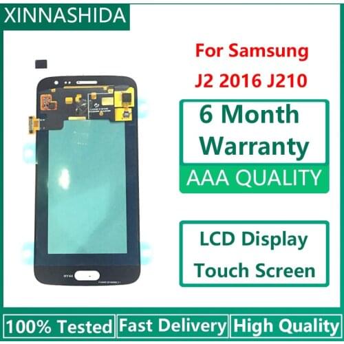 Quality LCD For Samsung Galaxy J2 2016 J210 J210F LCD Display Touch Screen Digitizer Assembly For Samsung J2 2016 LCDS