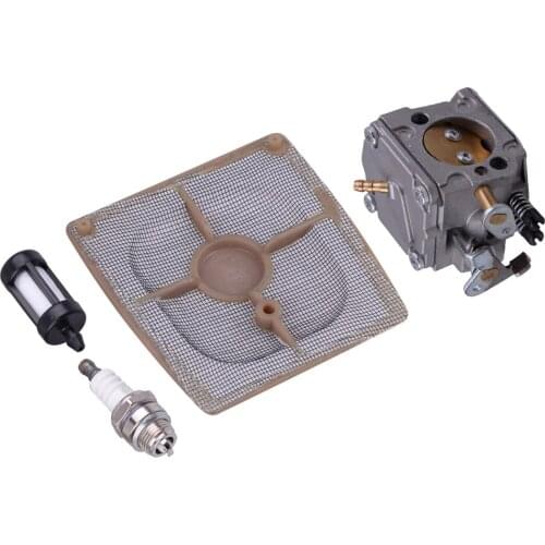New Carburetor Carb & Air Fuel Line Filter Spark Plug Accessories Fit for STIHL 041 Farm Boss Gas Carb Chainsaw
