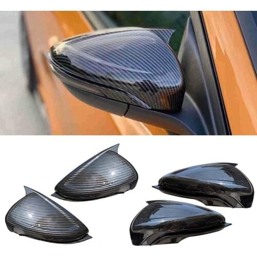 Car Side Mirror Cover, for Ford Focus 2019-2021 MK4 ST/Stline Rearview Mirror Cover with Guide Channel