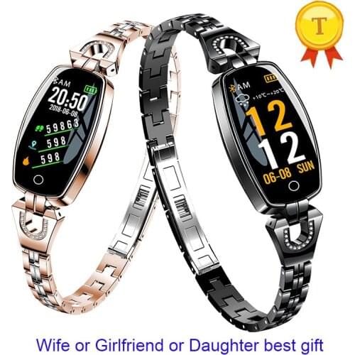 Best gift to woman Lady female smart wristband Fitness band bracelet Heart Rate blood pressure Monitor smart band for iphone x