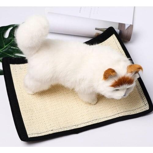 Furniture Protect Cat Kitten Scratch Board Pad Sisal Scratcher Mat Claws Care Cat Toy Product Sofa Scratching Post Protect